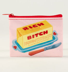 Blue Q Coin Purse - Rich Bitch