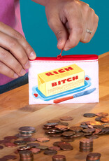 Blue Q Coin Purse - Rich Bitch