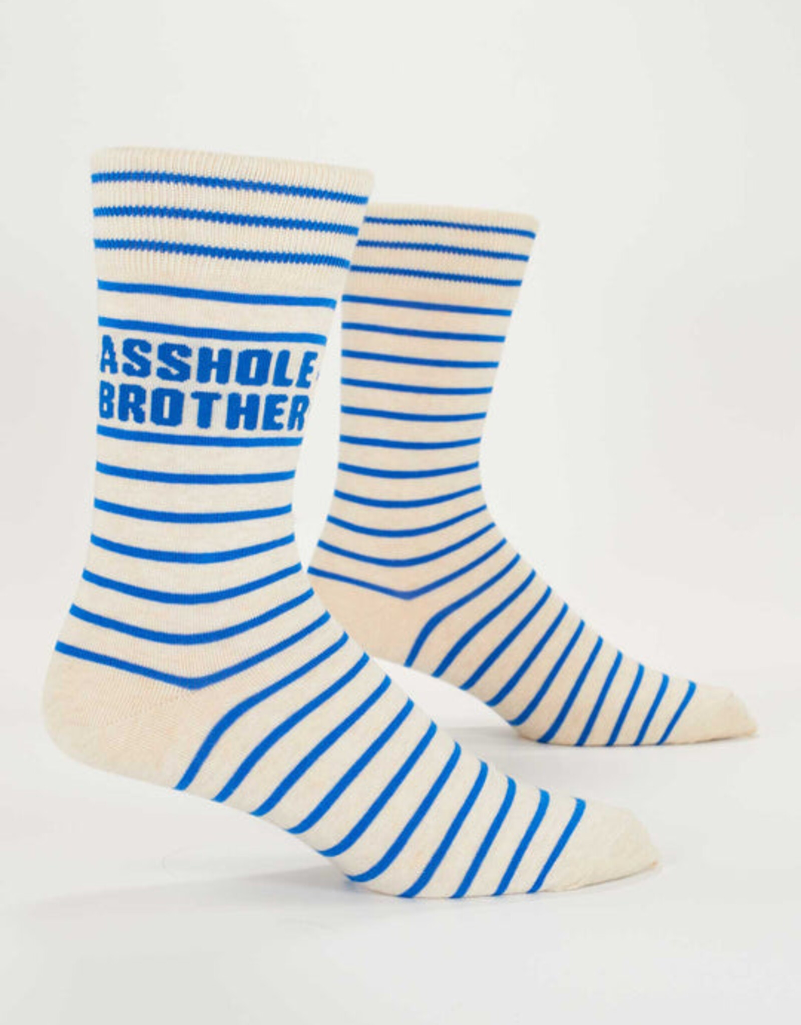 Blue Q Socks - Men's Crew: Asshole Brother