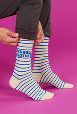 Blue Q Socks - Men's Crew: Asshole Brother