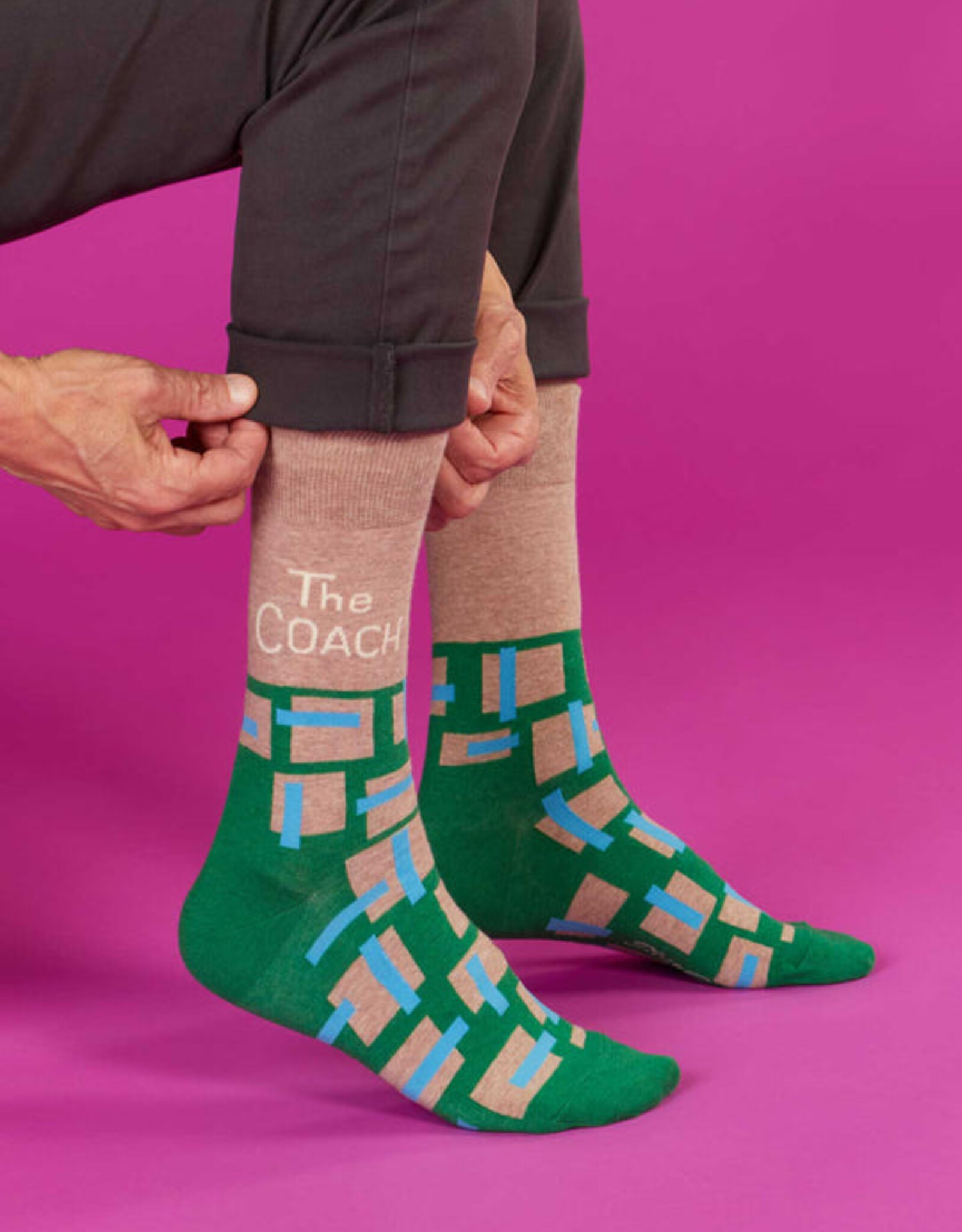 Blue Q Socks - Men's Crew: The Coach