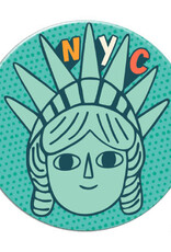 Badge Bomb Magnet - Statue of Liberty NYC