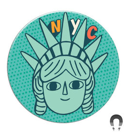 Badge Bomb Magnet - Statue of Liberty NYC