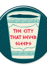 Badge Bomb Magnet - NYC  City That Never Sleeps
