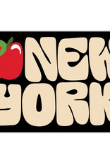 Badge Bomb Magnet - Rectangle Apple New York