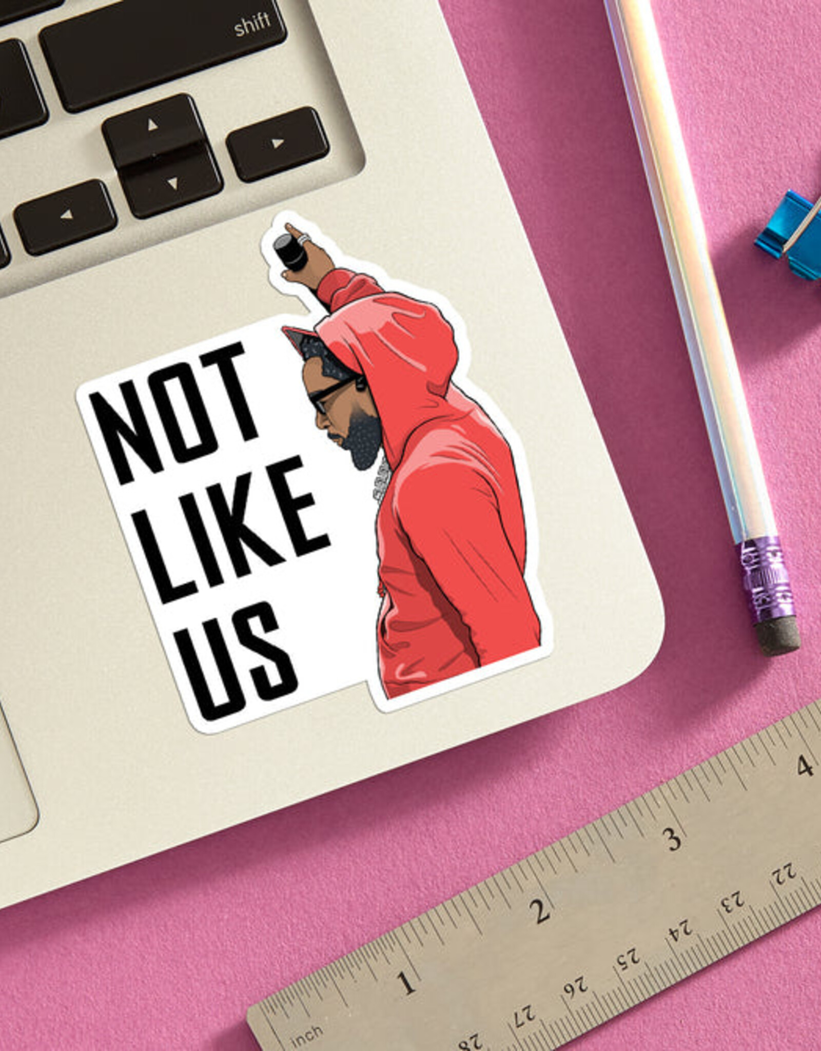The Found Sticker - Kendrick not like Us