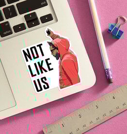 The Found Sticker - Kendrick not like Us