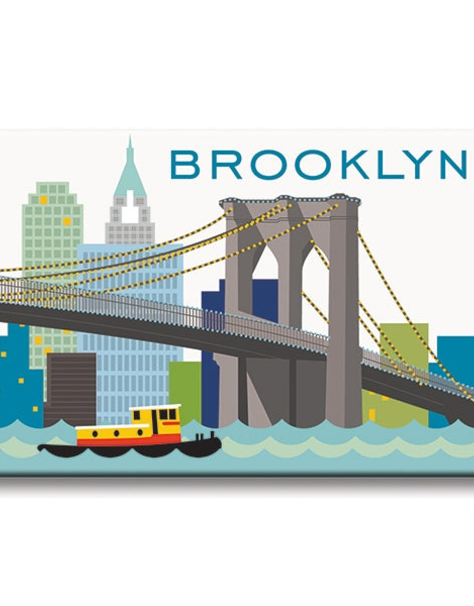 The Found Magnet Brooklyn Skyline