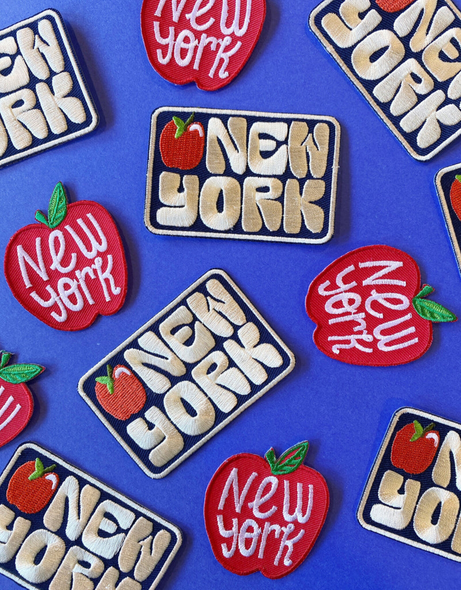 Badge Bomb Patch - New York Apple Shaped