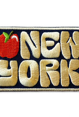 Badge Bomb Patch -  New York Rectangle Apple