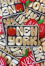 Badge Bomb Patch -  New York Rectangle Apple