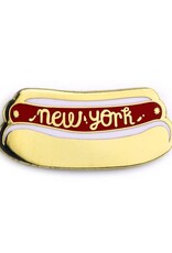 Badge Bomb Enamel Pin - New York Hot Dog
