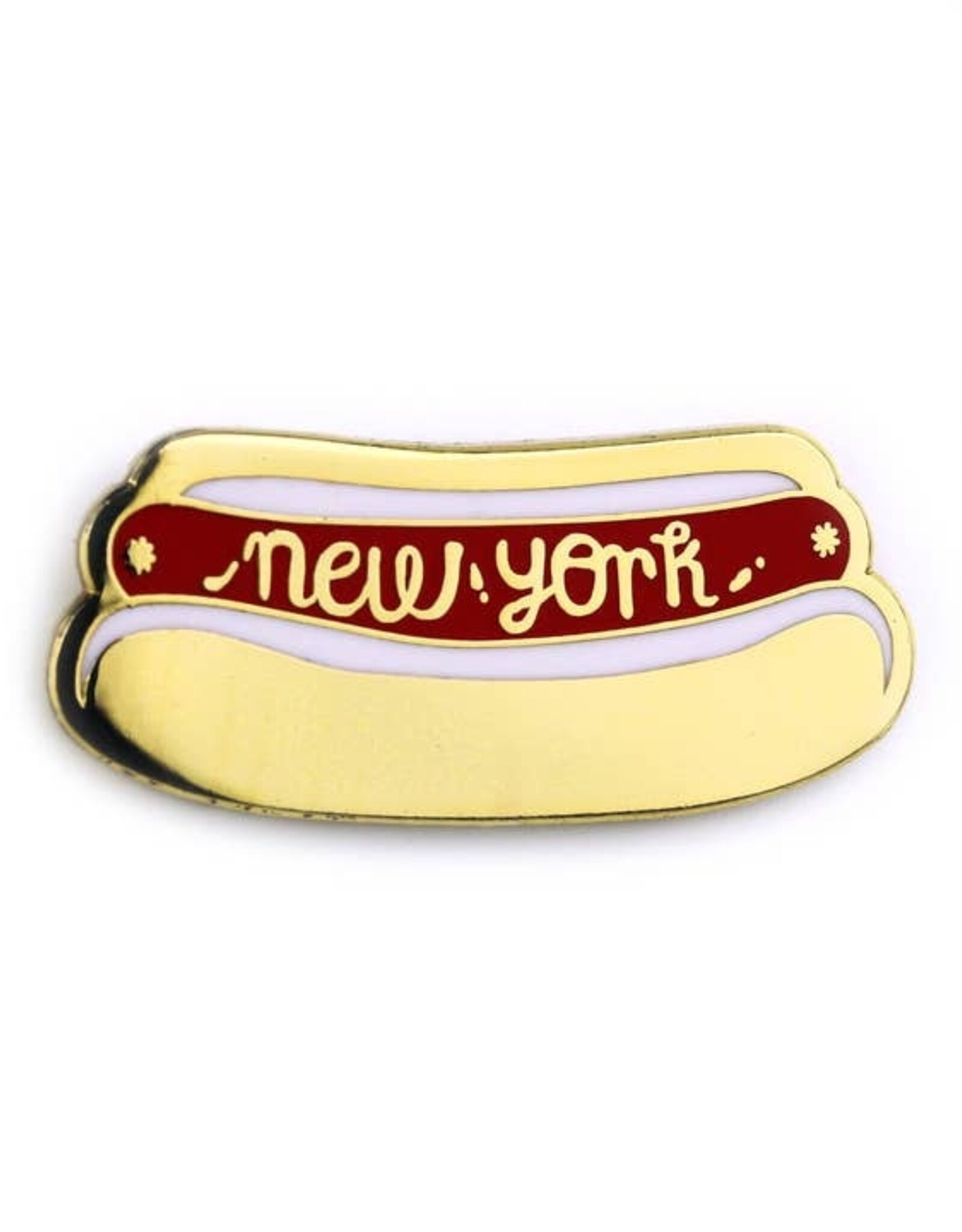 Badge Bomb Enamel Pin - New York Hot Dog