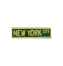 Badge Bomb Enamel Pin - New York Street Sign