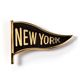 Badge Bomb Enamel Pin - New York Pennant