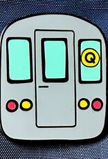 Emily Crotzer Enamel Pin - Q Train