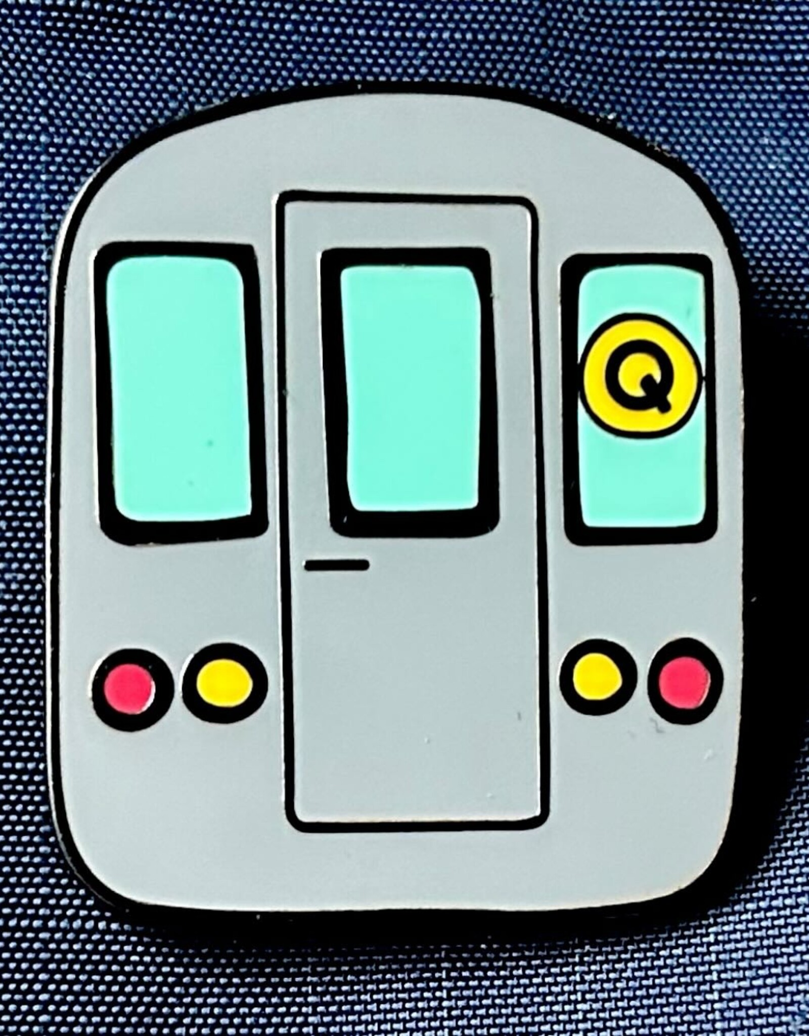 Emily Crotzer Enamel Pin - Q Train