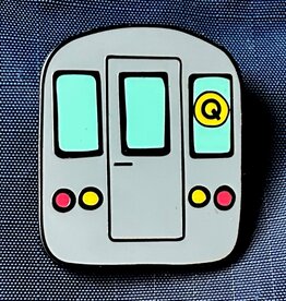 Emily Crotzer Enamel Pin - Q Train