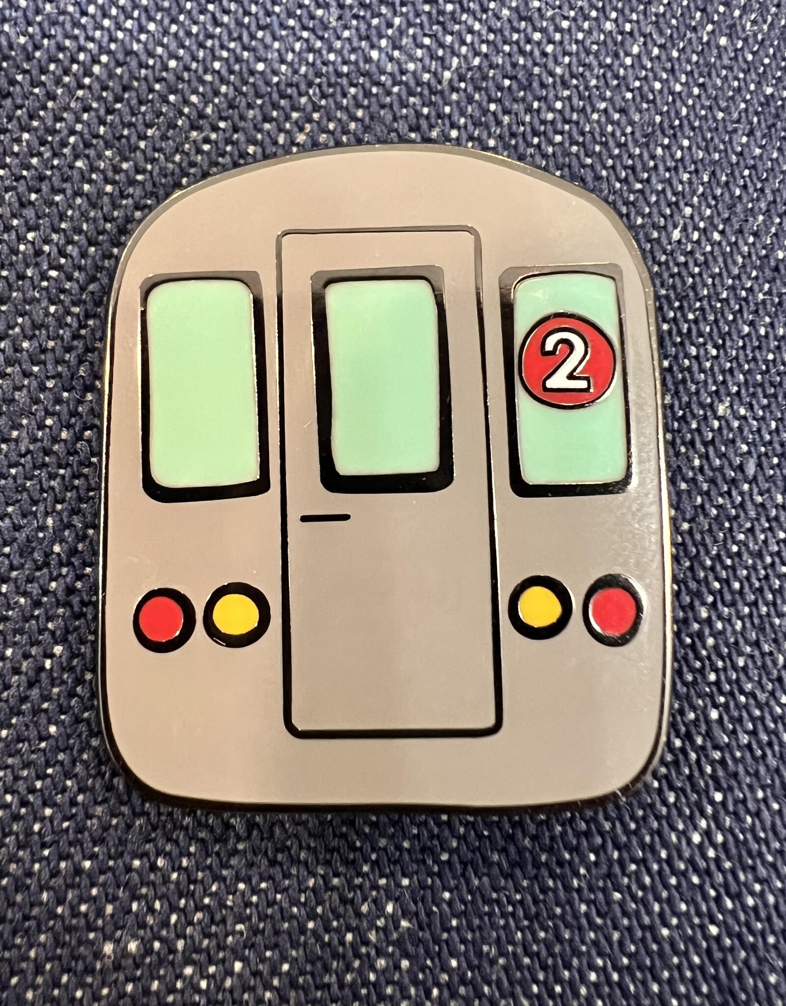 Emily Crotzer Enamel Pin - 2 Train
