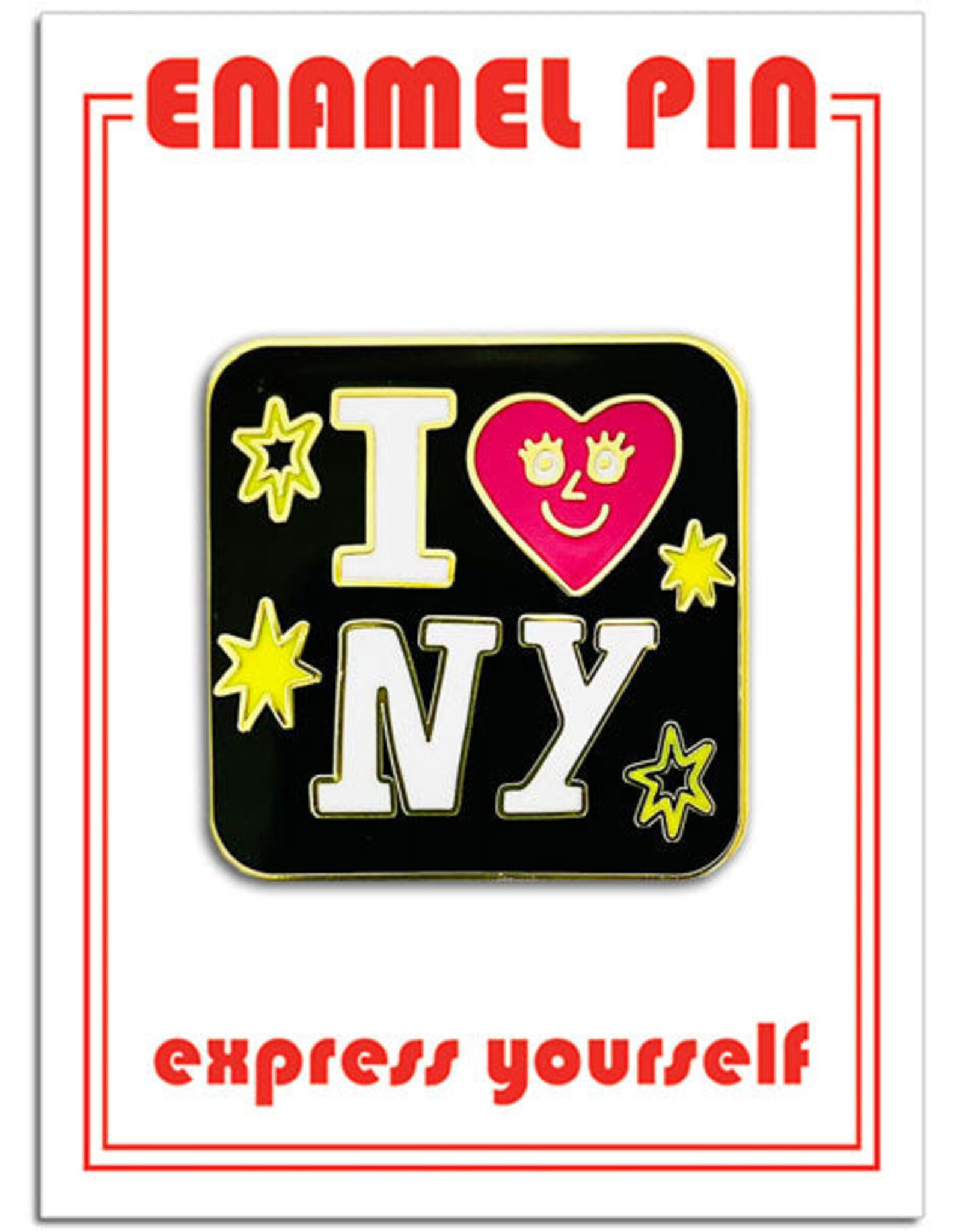 The Found Enamel Pin: I Heart NY