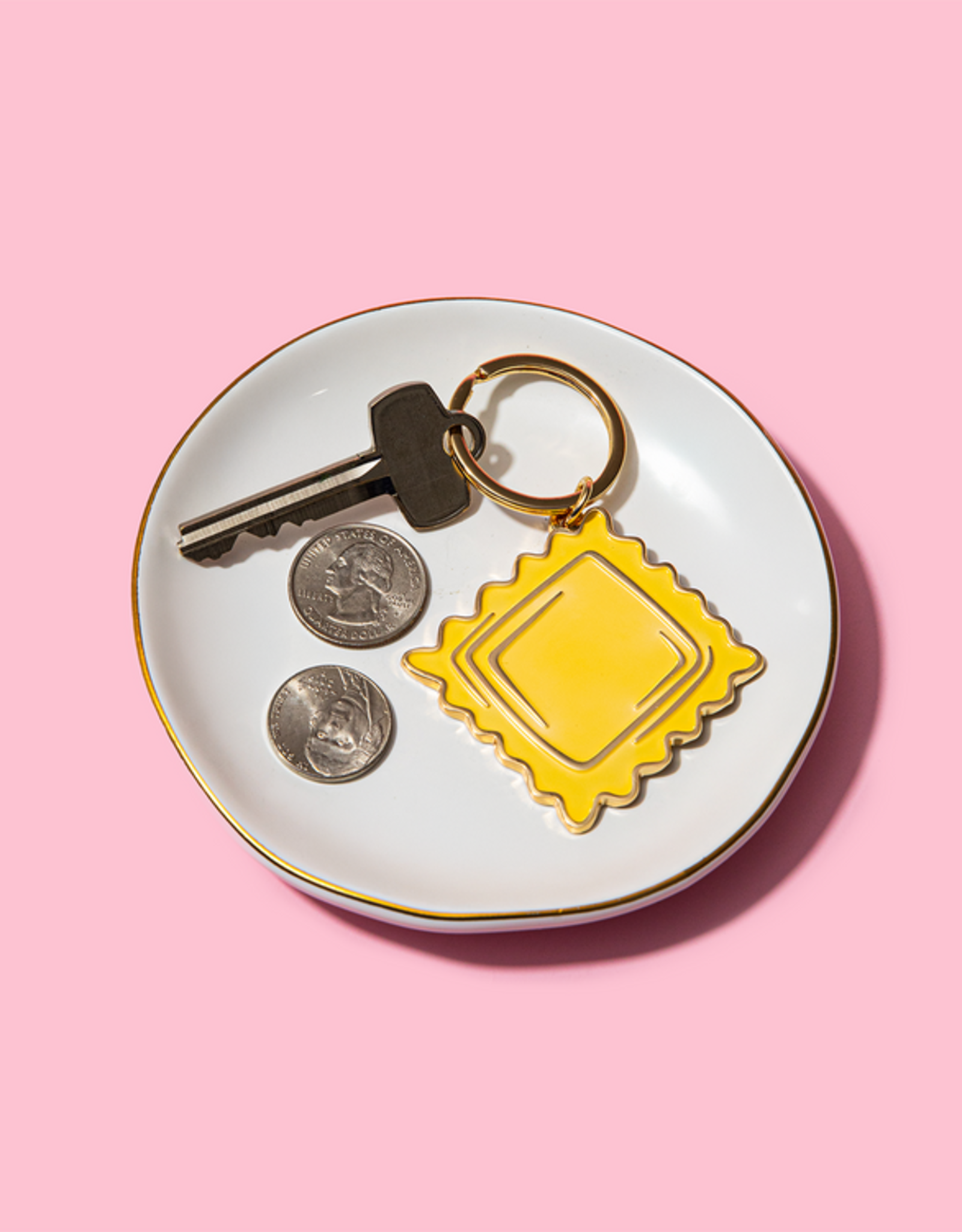 Brittany Paige Keychain - Enamel: Ravioli