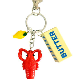 Gunner & Lux Key or Bag Charm - Lobster and Butter