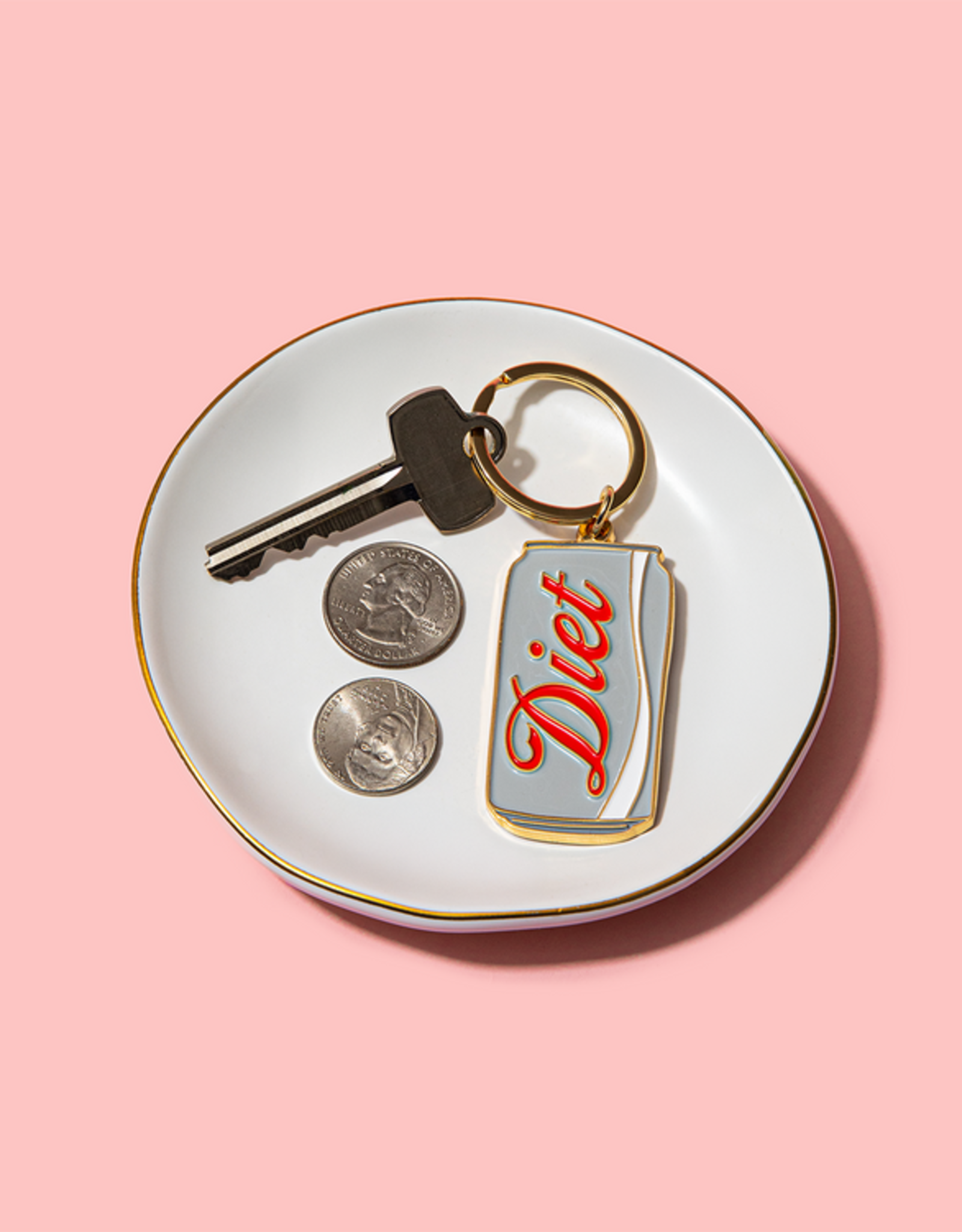 Brittany Paige Keychain - Enamel Diet Soda Can