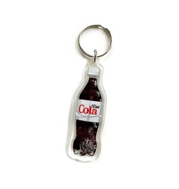 Drawn Goods Keychain - Diet Coke Liquid Glitter
