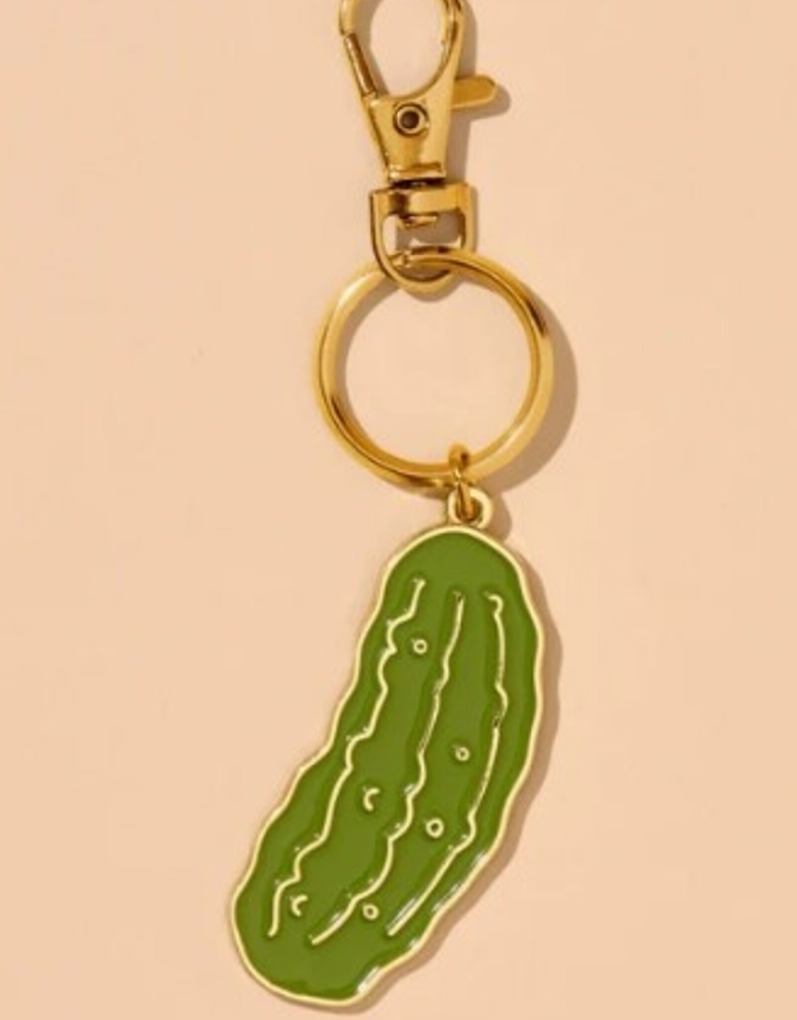 And Here We Are Keychain - Enamel: Pickle