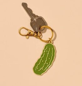 And Here We Are Keychain - Enamel: Pickle