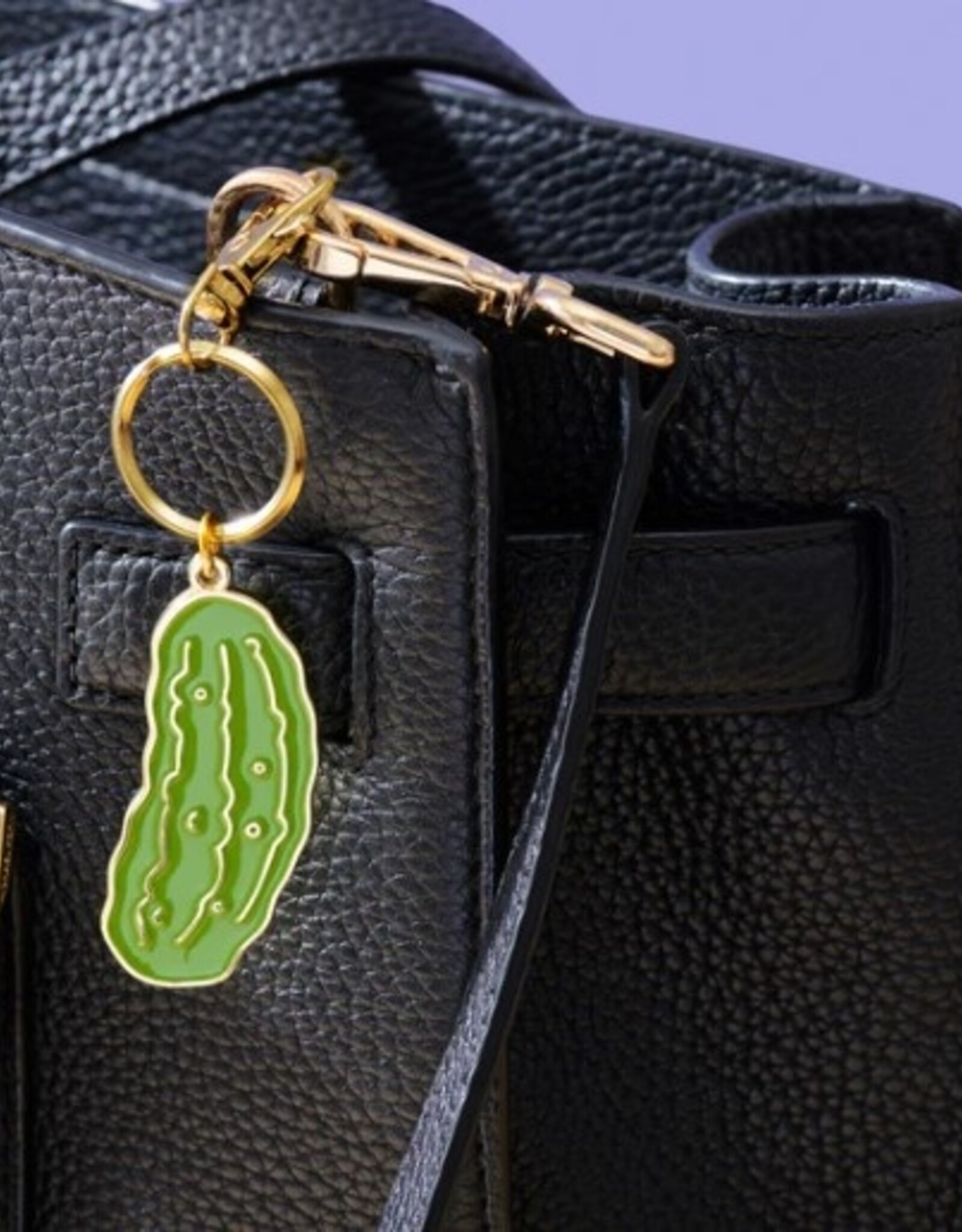 And Here We Are Keychain - Enamel: Pickle