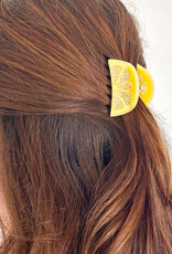 Jenny Lemons Hair Claw - Mini Lemon Slice