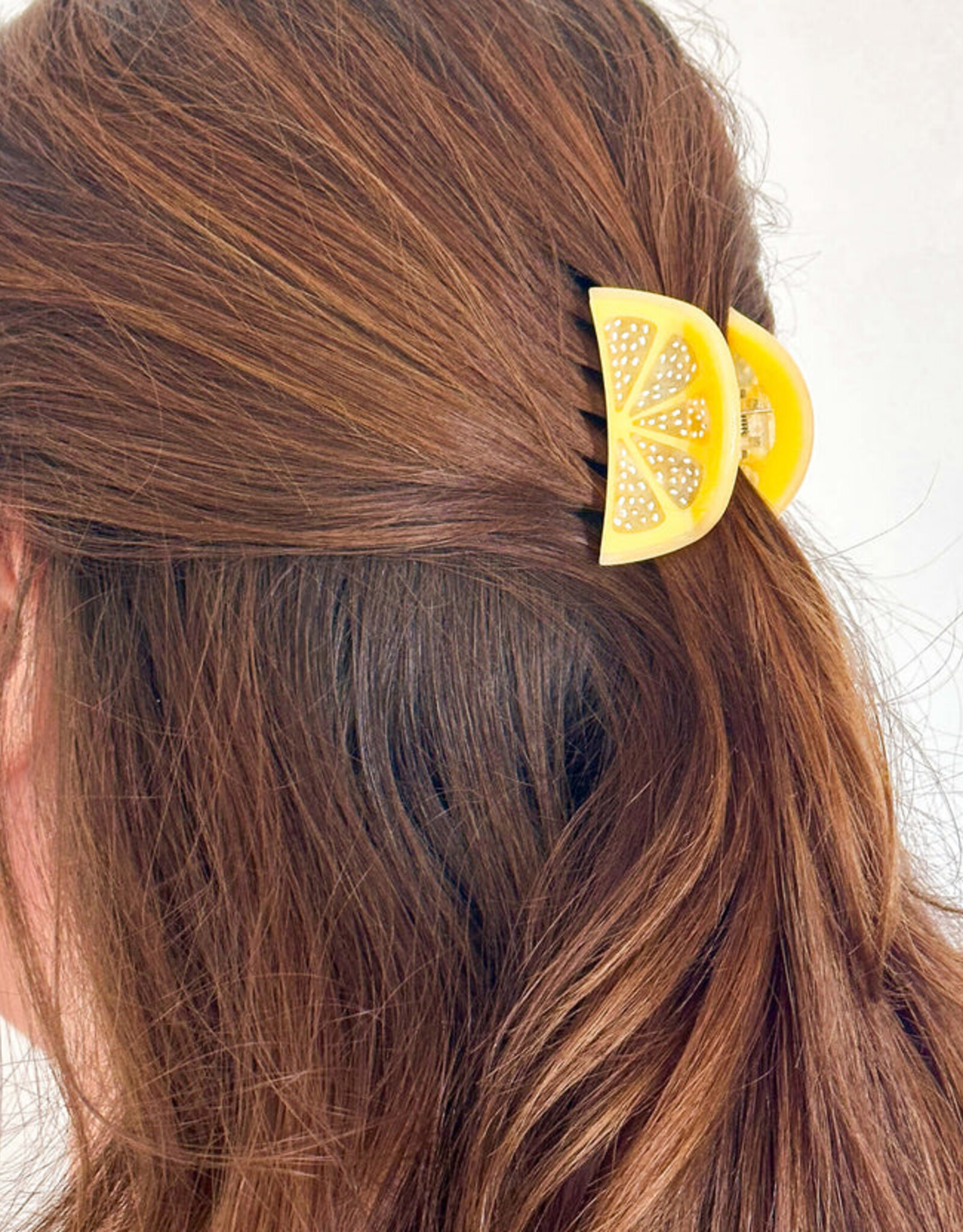 Jenny Lemons Hair Claw - Mini Lemon Slice