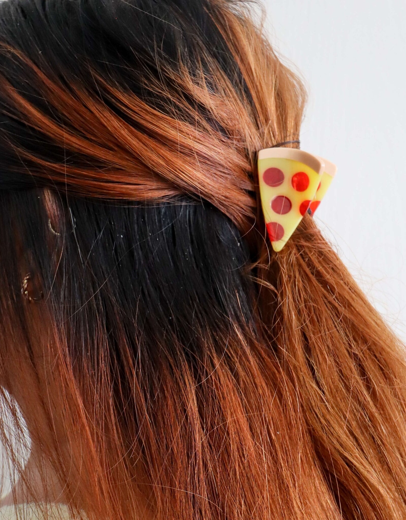 Jenny Lemons Hair Claw - Mini Pizza