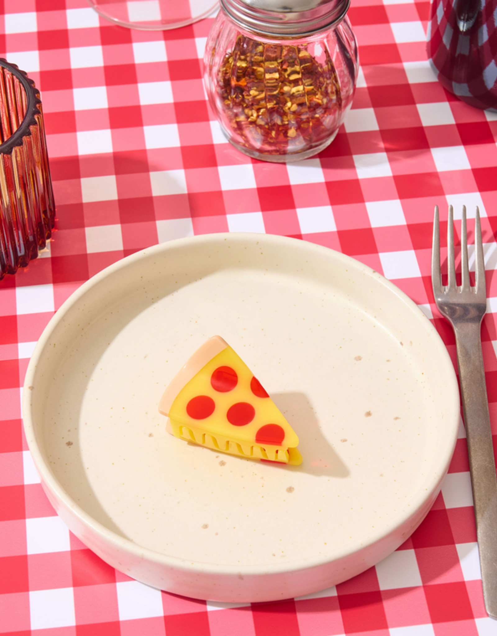 Jenny Lemons Hair Claw - Mini Pizza