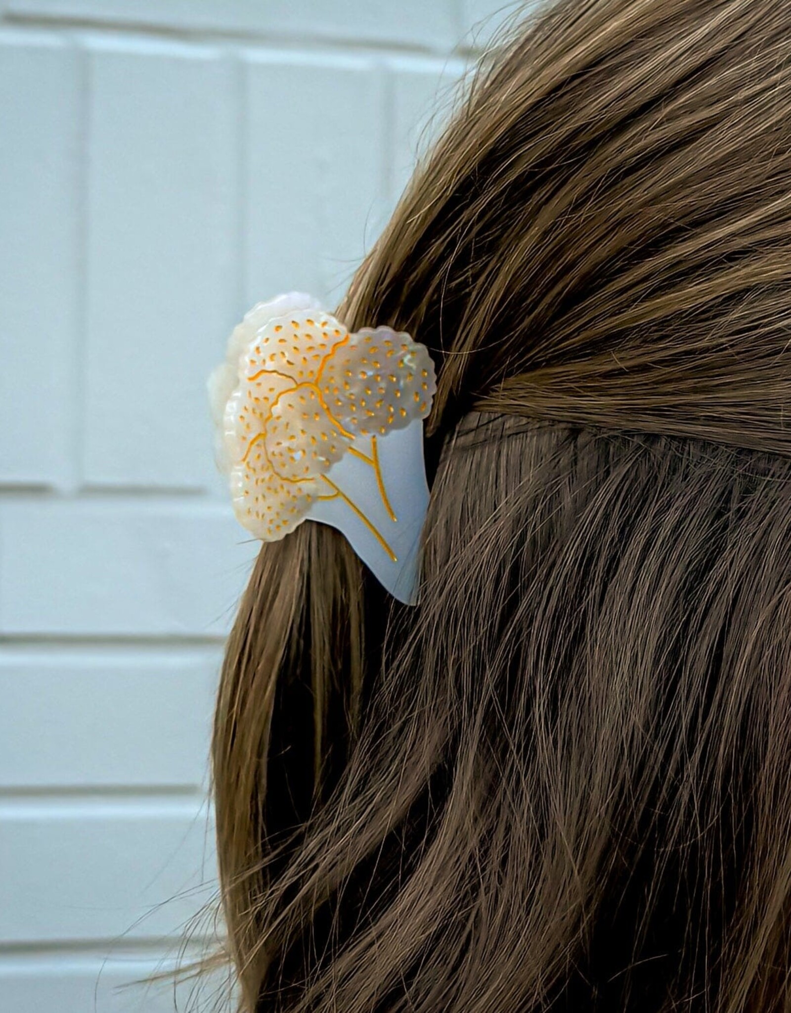 Jenny Lemons Hair Claw - Midi Cauliflower