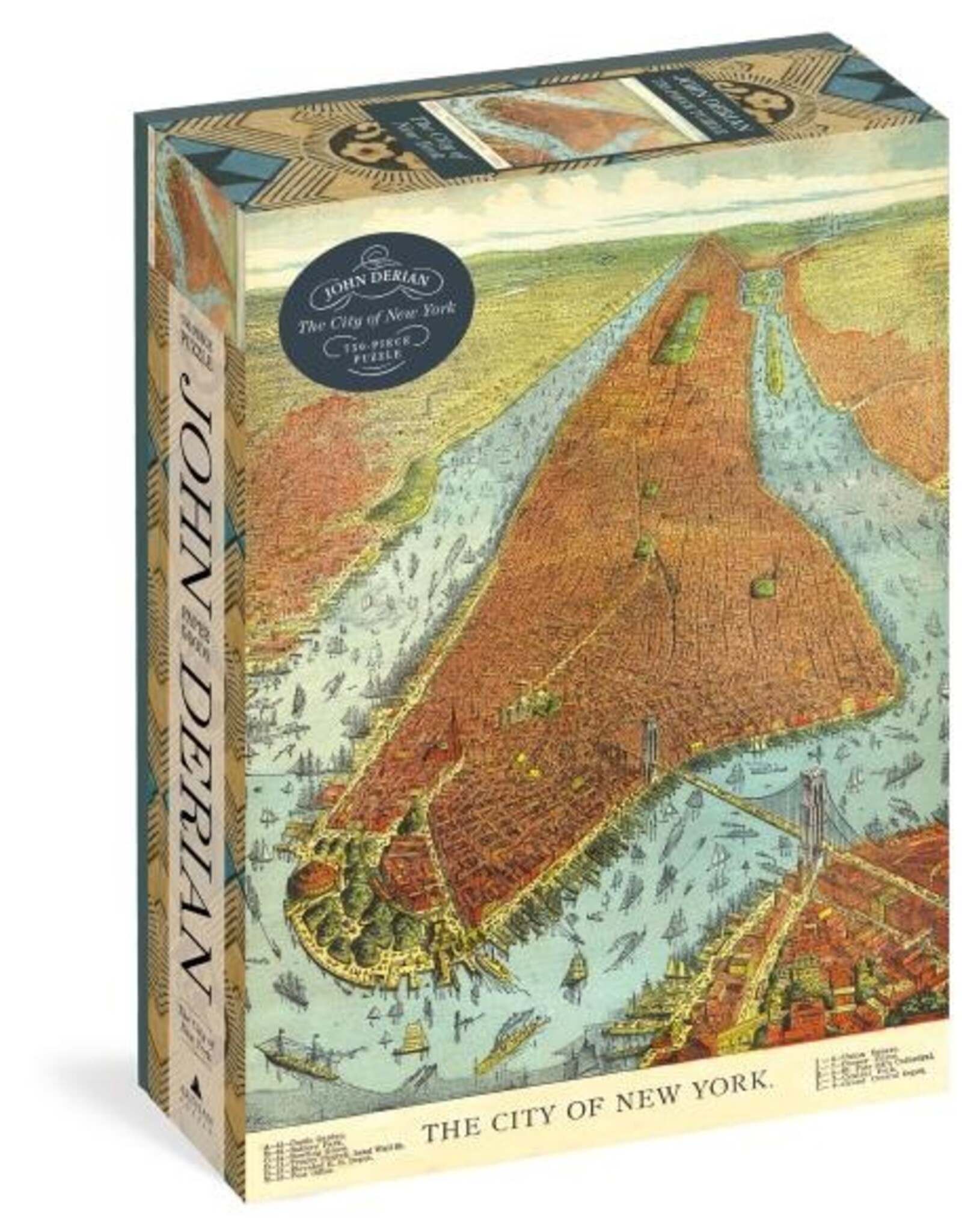 hachette Puzzle - 750pc: The City of New York John Derian