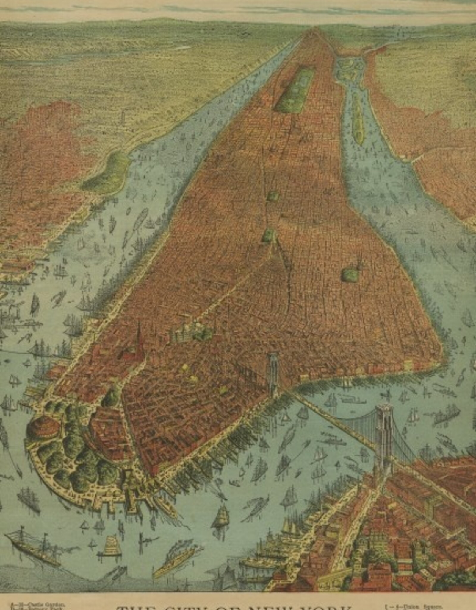hachette Puzzle - 750pc: The City of New York John Derian