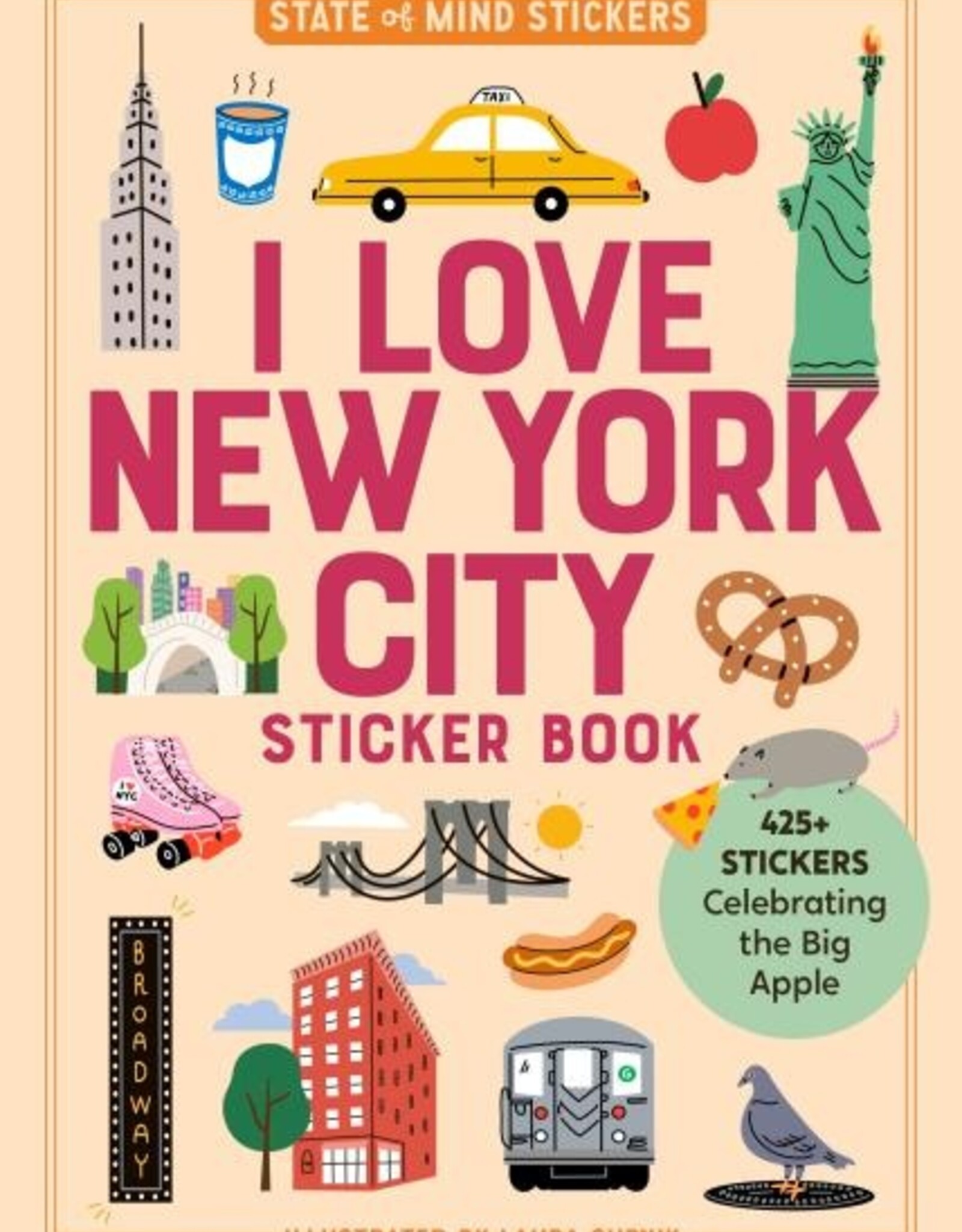 hachette Sticker Book - I Love New York City