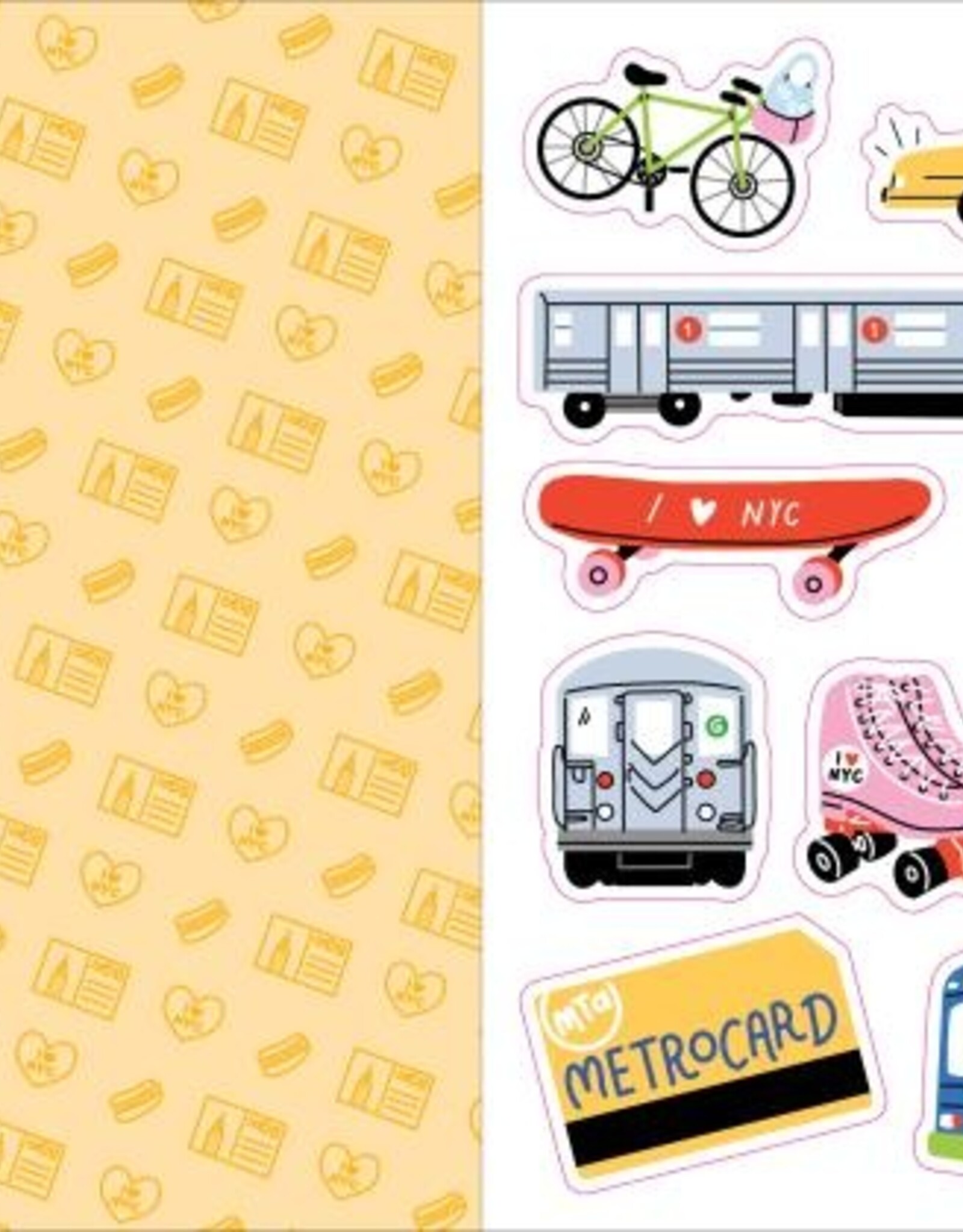 hachette Sticker Book - I Love New York City