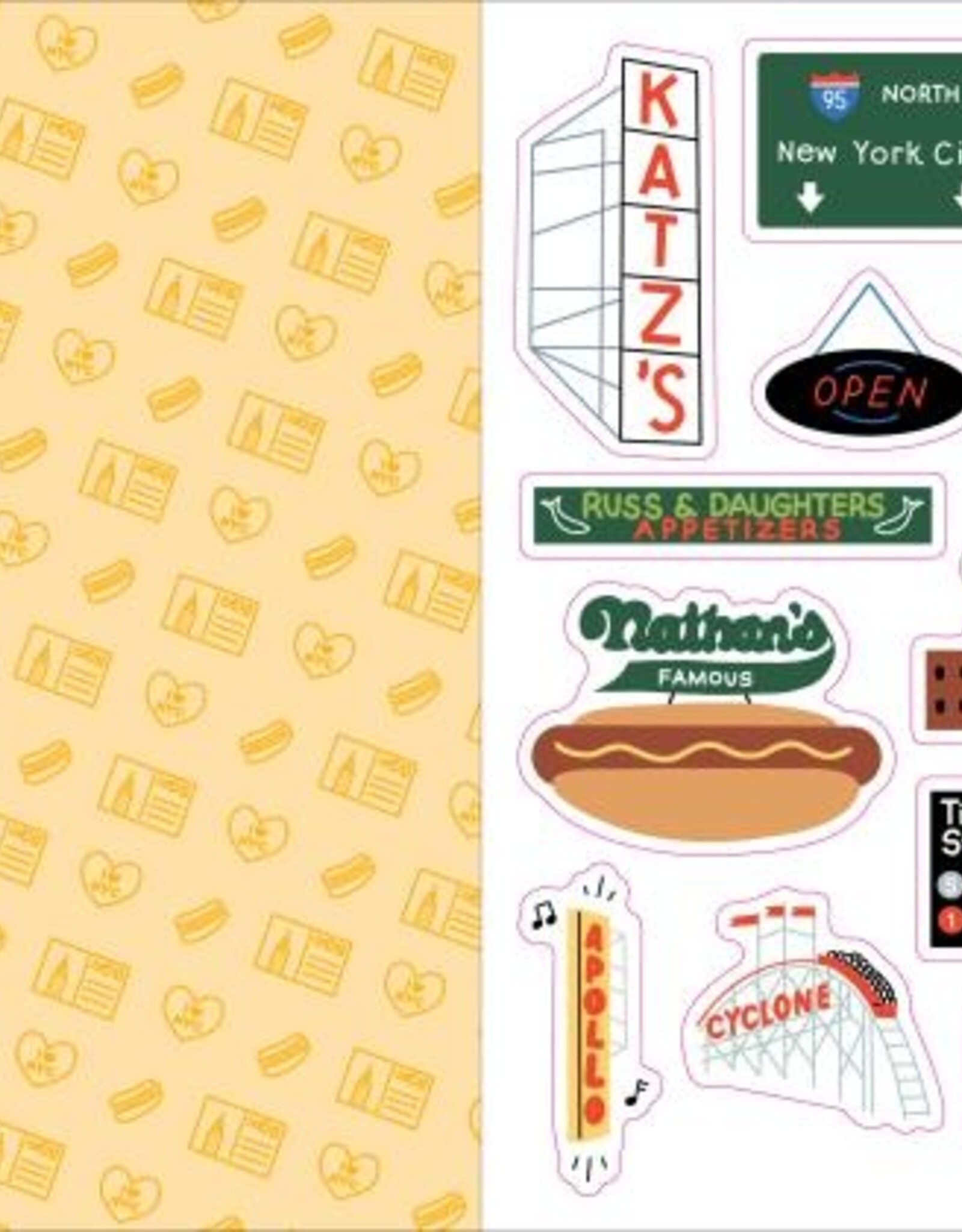 hachette Sticker Book - I Love New York City