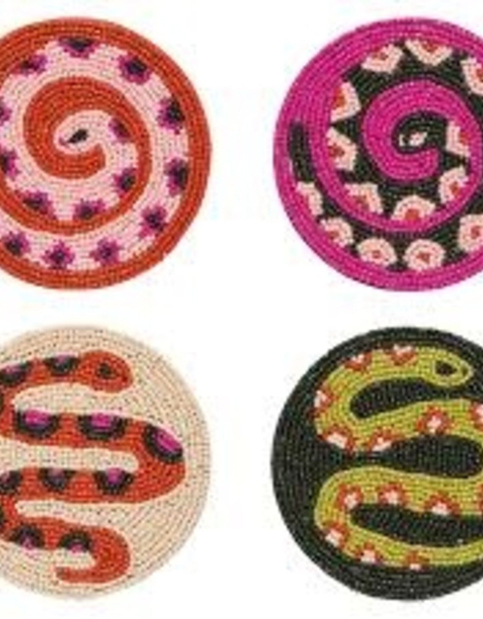 Danica + Now Designs Coaster - Set of 4: Beaded Gardenland