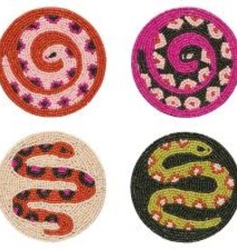 Danica + Now Designs Coaster - Set of 4: Beaded Gardenland