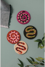 Danica + Now Designs Coaster - Set of 4: Beaded Gardenland