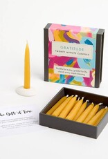 Cotton & Grey Beeswax Candle Kit - 12x 20 Minute: Gratitude