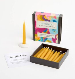 Cotton & Grey Beeswax Candle Kit - 12x 20 Minute: Gratitude