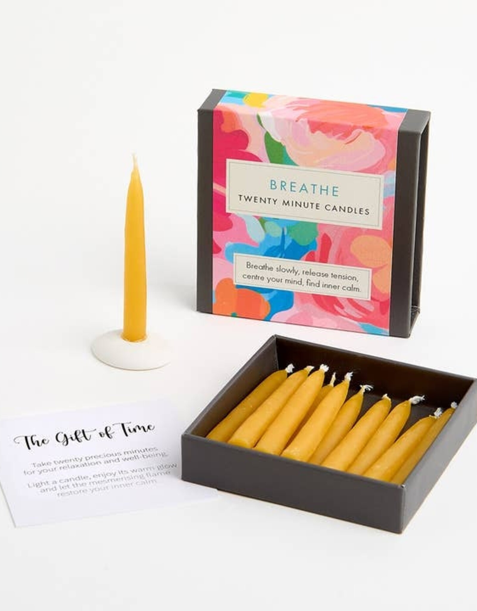 Cotton & Grey Beeswax Candle Kit - 12x 20 Minute: Breathe