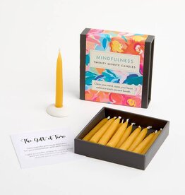 Cotton & Grey Beeswax Candle Kit - 12x 20 Minute: Mindfulness