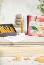 Cotton & Grey Beeswax Candle Kit - 12x 20 Minute: Manifestation