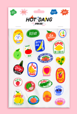 Hot Dang Press Iron On Art - Sheet: Produce Stickers